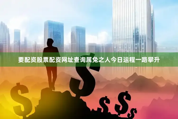 要配资股票配资网址查询属兔之人今日运程一路攀升
